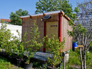 barrierefreie Trockentoilette